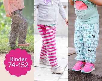 Sewing pattern summer trousers "DREAMY" for children - eBook