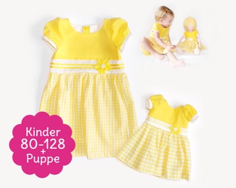 Schnittmuster Sommerkleid "SUNNY" für Puppen und Kinder - eBook