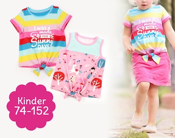 Naaipatroon knoopshirt "JOLLY" voor kinderen - eBook