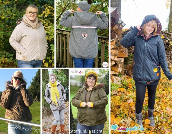 Schnittmuster Winterjacke COZY für Damen eBook Schnittmuster Winterjacke COZY für Damen eBook