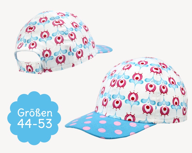 Patron de couture casquette de baseball HAPPY pour enfants eBook image 1