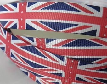 Ripsband Union Jack, 16 mm wide