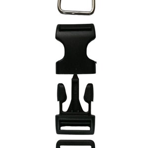 Plug-in clasp set professional 30 mm, DIY dog collar image 3