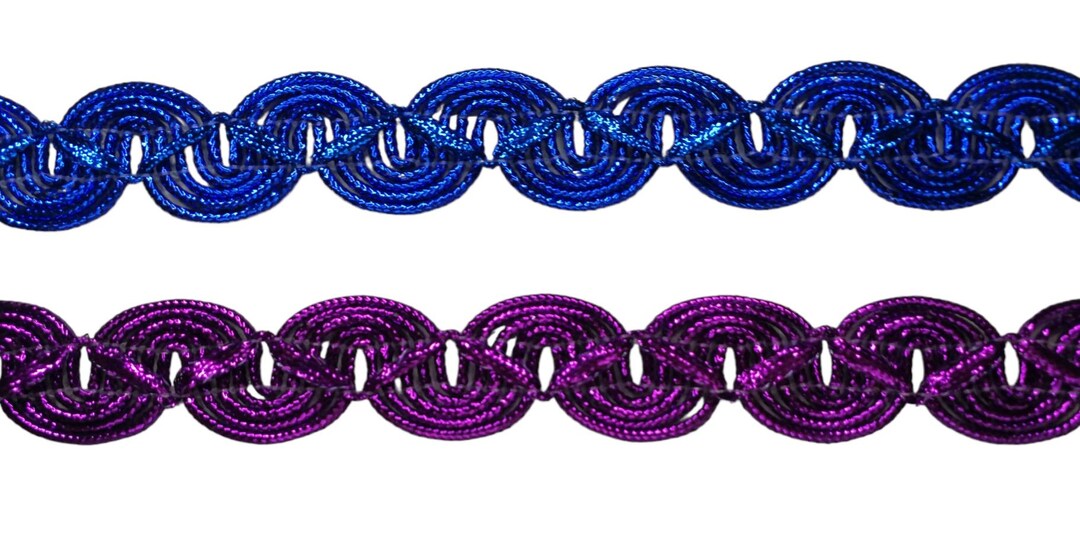 Elastic Brocade Border, Metallic, Glitter Border, 2 Cm - Etsy
