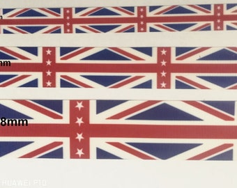 Ripsband Flaggen, Union Jack, 38mm breit