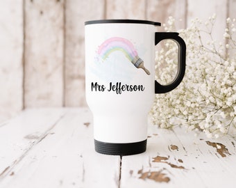 Personalized Teacher Travel Mug, End of Year Gift