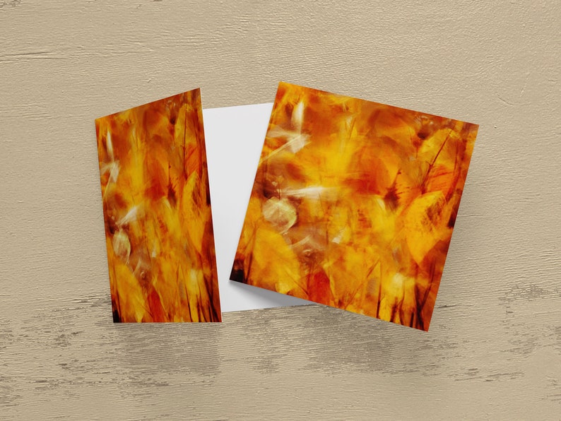 Autumn Leaves Blank Greetings Card Nature Photography Card Plant Card Flower Card Greeting Card UK Any Occasion image 10