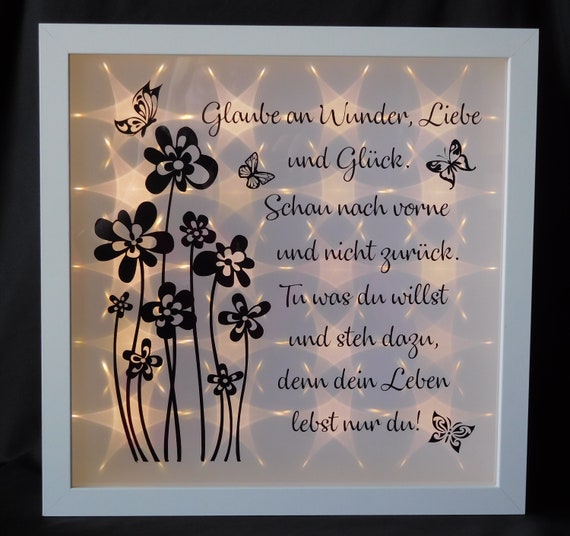 Leuchtrahmen, beleuchteter Bilderrahmen