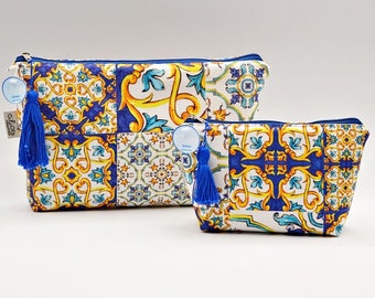Handmade bag with representation of Portuguese tiles