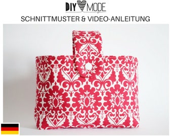 STOFFKORB Schnittmuster mit Video-Anleitung / PDF Download deutsch nähen Osterkorb Utensilo Nähidee Nähzimmer Aufbewahrung Geschenkidee