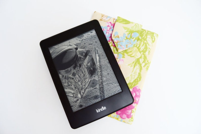 KINDLE HÜLLE Schnittmuster mit Video-Anleitung / PDF Download Anleitung deutsch nähen Kindle Tasche Sleeve Cover ereader Paper White Nähidee Bild 6