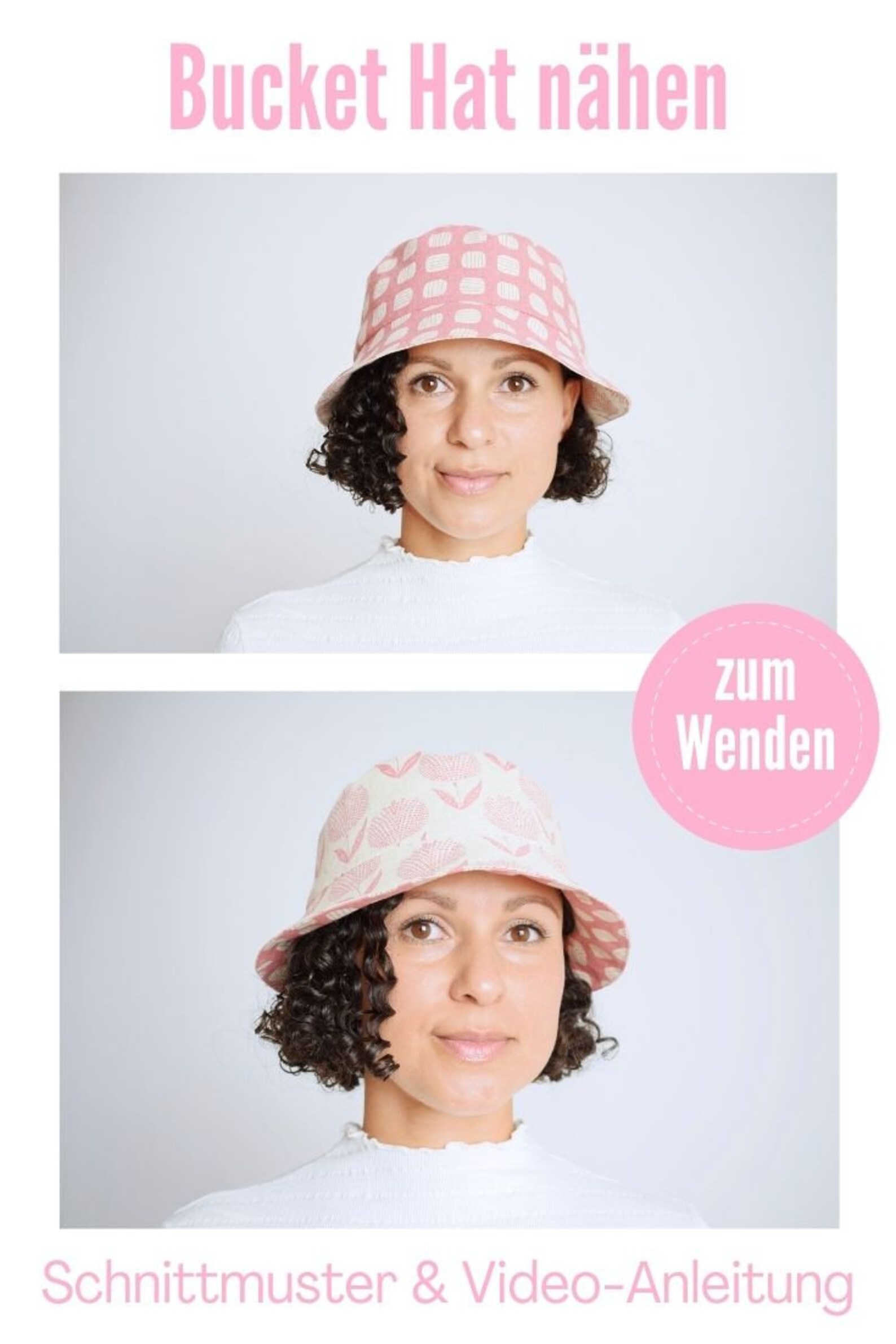 BUCKET HAT Schnittmuster Mit Videoanleitung / Nähen Hut Etsy Australia