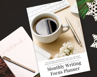 Monthly Writing Focus Planner