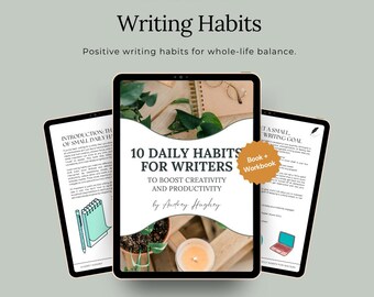 Cuaderno de ejercicios sobre hábitos de escritura: 10 hábitos diarios para escritores (PDF)