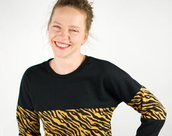 Sweater *Lio_02* bequemer Sweater, mit überschnittenen Schultern