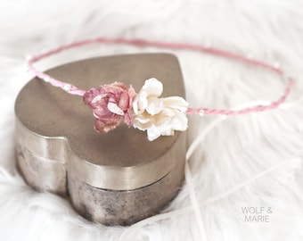 Kinder Blumenkranz "Emma" Haarschmuck Hochzeit Blüte