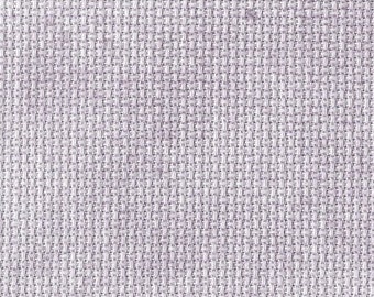 24"x 26" Counted Cross Stitch Fabric 18 Count Dusty Lilac Lavender Aida Cloth 24"x 26" Counted Cross Stitch Fabric 18 Count Dusty Lilac Lavender Aida Cloth