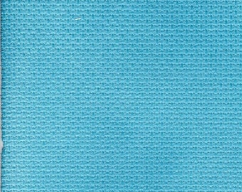 Verdigris Opalescent Traditional Hand-dyed Aida cross stitch fabric cloth Vintage NeedleArts sparkles glitter medium green no gray tones