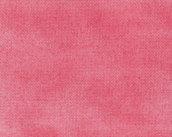 Watermelon Aida (BDA-94) ~ Hand Dyed Cross Stitch Fabric from Vintage NeedleArts ~ 11/14/16/18/20 count regular and opalescent aida