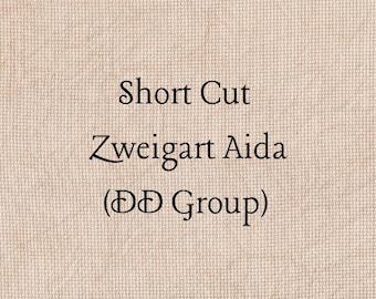 SHORT CUT - Portobello (DD) Hand Dyed Zweigart Aida Cross Stitch Fabric