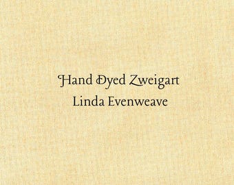 Sunflower Linda Evenweave (LND-78) Hand Dyed Zweigart Cross Stitch Fabric