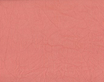 SHORT CUT - Persimmon (DD) Hand Dyed Zweigart Aida Cross Stitch Fabric from Vintage NeedleArts
