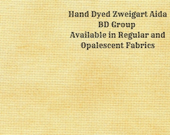 King's Gold Aida (Z-BDA-25) Hand Dyed Zweigart Cross Stitch Fabric