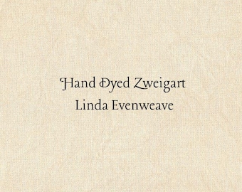 Caramel Creme Linda Evenweave (LND-61) Hand Dyed Zweigart Cross Stitch Fabric