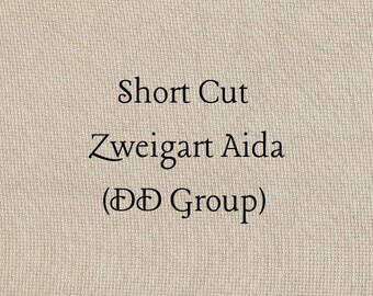 SHORT CUT - Walnut (DD) Hand Dyed Zweigart Aida Cross Stitch Fabric