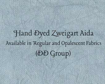 Agave Aida (Z-DDA-113) Hand Dyed Zweigart Cross Stitch Fabric