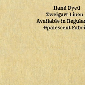 King&#39;s Gold Linen (LN-25) ~ Hand Dyed Zweigart Cross Stitch Fabric from Vintage NeedleArts - available in regular and opalescent linen