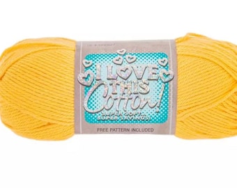 I Love This Cotton! Yarn (Curry) ~ soft machine washable 100% cotton yarn amigurumi crochet knitting