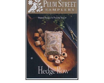 PAPER CHART - Hedge Row from Plum Street Samplers - cross stitch design