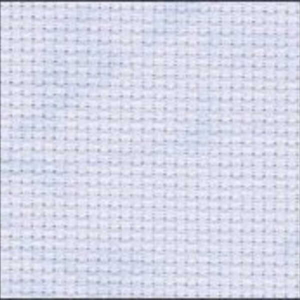 Zweigart Aida - Vintage Blue Whisper Cross Stitch Fabric - available in 14 count