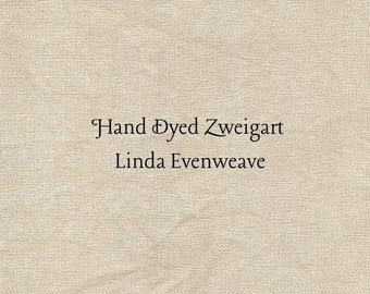Cafe au Lait Linda Evenweave (LND-22) Hand Dyed Zweigart Cross Stitch Fabric