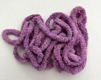 Violet Craze Petite Chenille Trim (PC-86) by Vintage NeedleArts ~ hand dyed 2 continuous yards