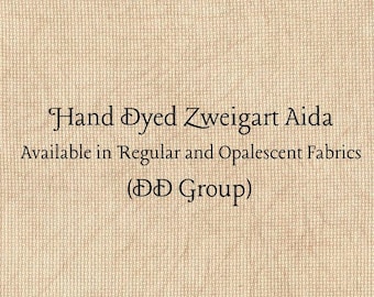 Gingerbread Aida (Z-DDA-99) Hand Dyed Zweigart Cross Stitch Fabric