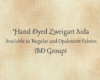 Parchment Aida (Z-BDA-11-100-PT) Hand Dyed Zweigart Cross Stitch Fabric