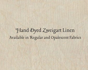 Cafe Au Lait Linen (LN-22) ~ Hand Dyed Zweigart Cross Stitch Fabric