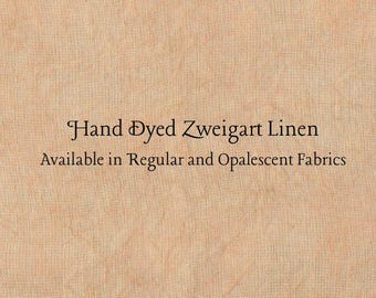 Sweet Potato Linen (LN-20) ~ Hand Dyed Zweigart Cross Stitch Fabric