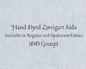 Nantucket Blue Aida (Z-DDA-26) Hand Dyed Zweigart Cross Stitch Fabric