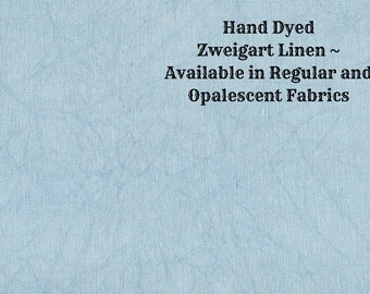 Summer Lake Linen (LN-39) ~ Hand Dyed Zweigart Cross Stitch Fabric from Vintage NeedleArts - available in regular and opalescent linen