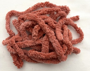 Persimmon Petite Chenille Trim (PC-112) by Vintage NeedleArts ~ hand dyed 2 continuous yards