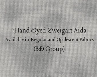 Smoky Shadows Aida (Z-BDA-1-67-PT) Hand Dyed Zweigart Cross Stitch Fabric