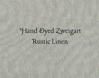 Sage Rustic Linen (FLN-91) ~ Hand Dyed Zweigart Cross Stitch Fabric