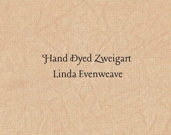 Cinnamon Linda Evenweave (LND-42) Hand Dyed Zweigart Cross Stitch Fabric