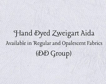 Lavender Frost Aida (Z-DDA-82) Hand Dyed Zweigart Cross Stitch Fabric