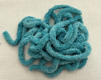 Miss Tilly's Teal Petite Chenille Trim (PC-41) by Vintage NeedleArts ~ hand dyed 2 continuous yards