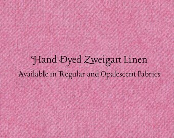 Raspberry Smash Linen (LN-107) ~ Hand Dyed Zweigart Cross Stitch Fabric
