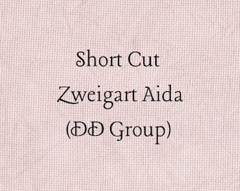 SHORT CUT - Highland Heather (DD) Hand Dyed Zweigart Aida Cross Stitch Fabric